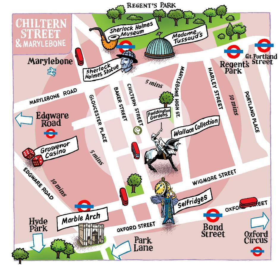 Chiltern Street Serviced Apartments - Marylebone Лондон Екстериор снимка